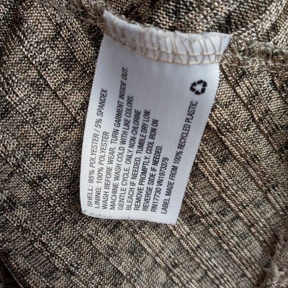 art class girls size 6 sparkle ribbed long sleeve fit and flare dress ruffle hem - Picture 6 of 9